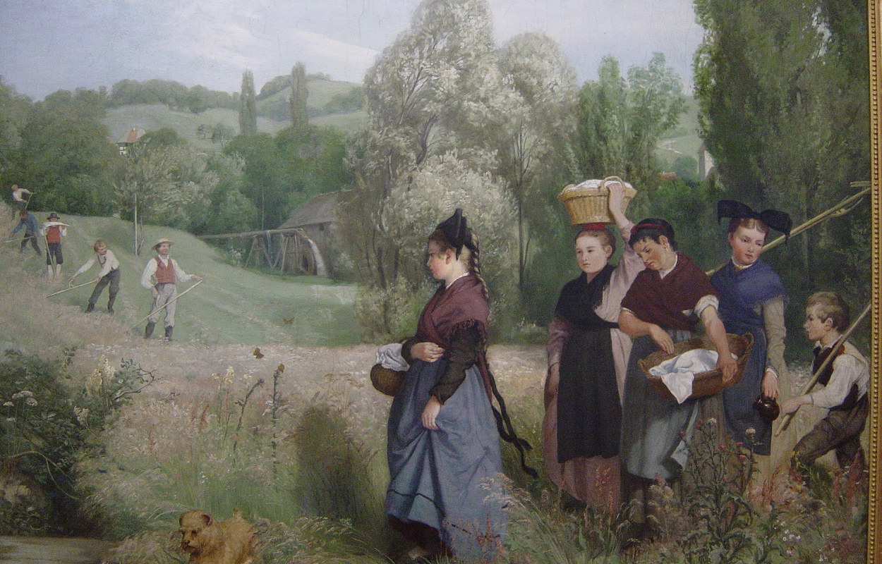 Das Gemälde Heuernte im Hans-Thoma-Kunstmuseum in Bernau. Foto: Hans-Thoma-Kunstmuseum Das Gemälde Heuernte im Hans-Thoma-Kunstmuseum in Bernau. Foto: Hans-Thoma-Kunstmuseum